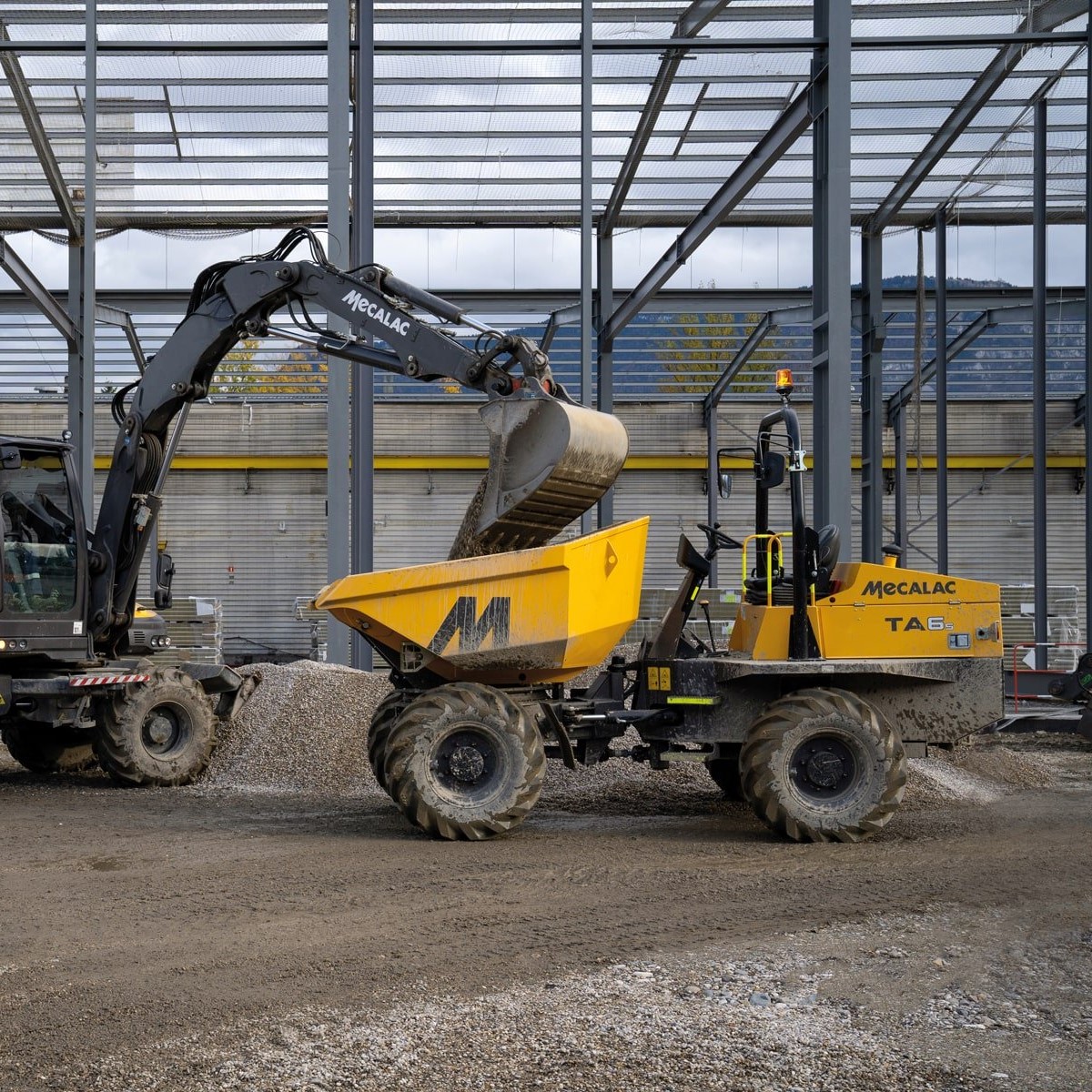 6 Ton Mecalac Swivel Skip Dumper Image 7