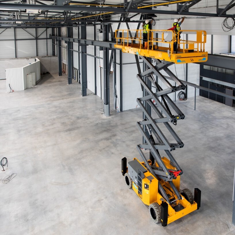 18m Hybrid Off-Road Electric Scissor Lift Image 5
