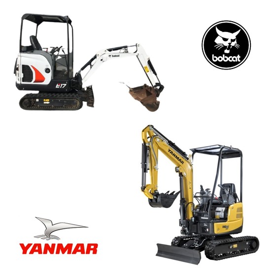 1.7 Tonne Zero Tail-swing Excavator Image