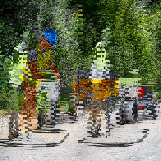 Mecalac MBR71 Pedestrian Roller Image 3