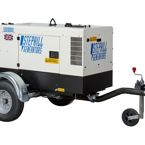 STEPHILL 10KVA Super Silent Generator - Road Towable Image